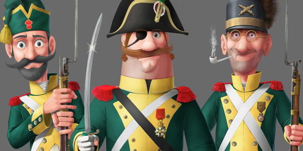 Napoleonic Wars Battle Waterloo Irish Guards TYPOART