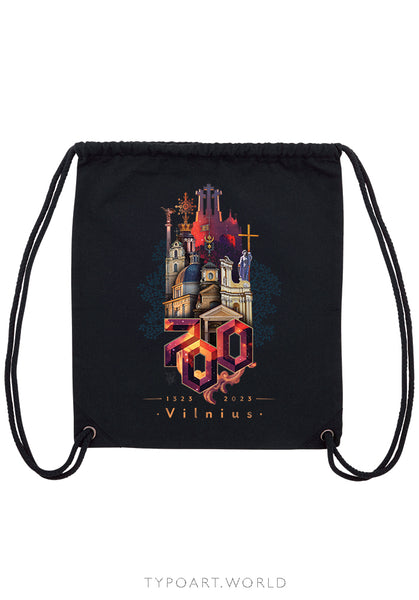 Vilnius 700 woven gym bag TYPOART