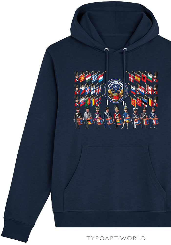 MILITARY TATTOO LITHUANIA VILNIUS 2023 HOODIE SWEATSHIRT TYPOART