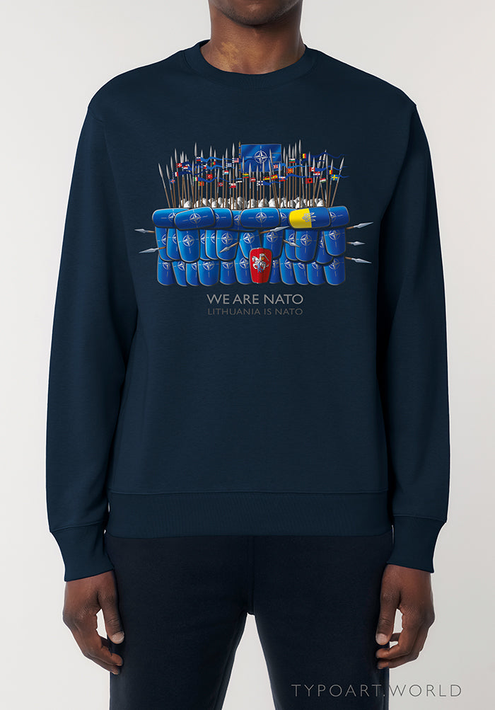 we are nato lithuania is nato sweatshirts ukraine horseman typoart