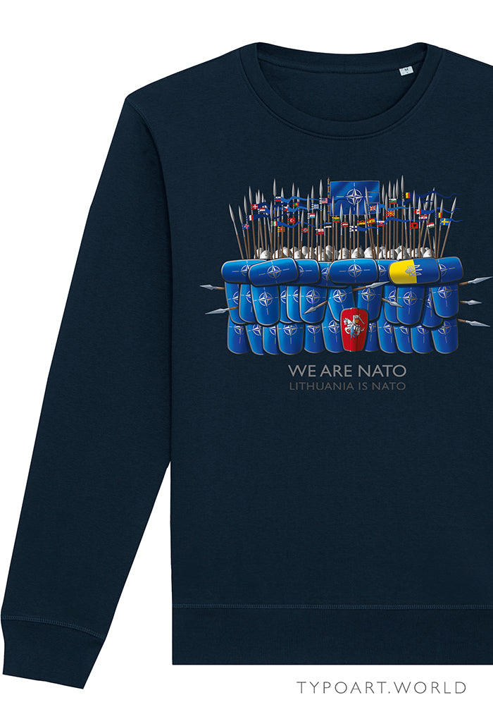 we are nato lithuania is nato sweatshirts ukraine horseman typoart