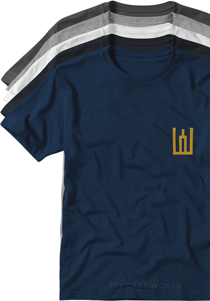 columns of Gediminas T-shirts TYPOART