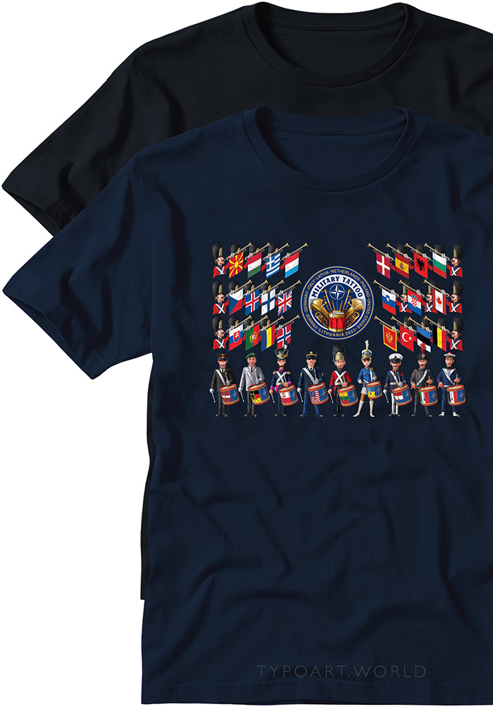 MILITARY TATTOO LITHUANIA VILNIUS 2023 T-SHIRTS TYPOART