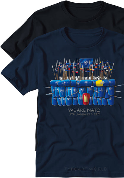 we are nato lithuania is nato tshirts ukraine pillars of gediminas