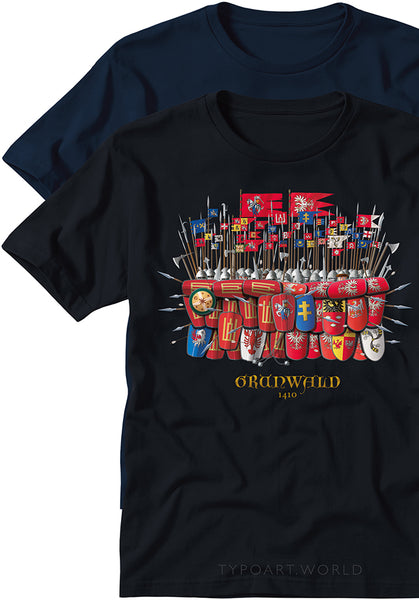 Polish Lithuanian alliance Battle Grunwald T-shirts TYPOART