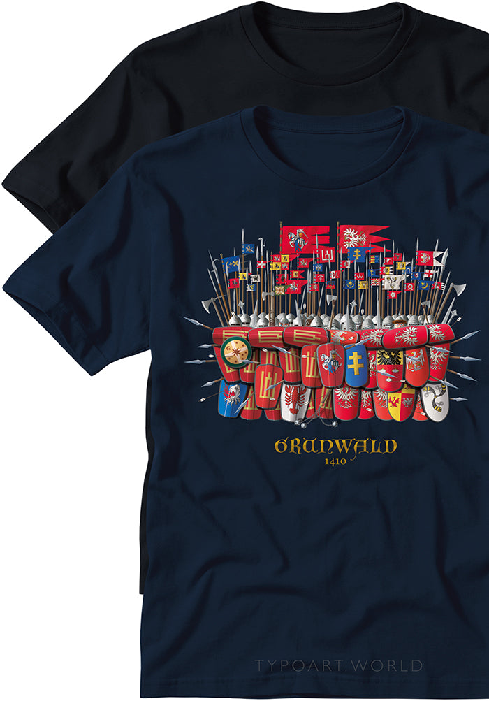 Polish Lithuanian alliance Battle Grunwald T-shirts TYPOART