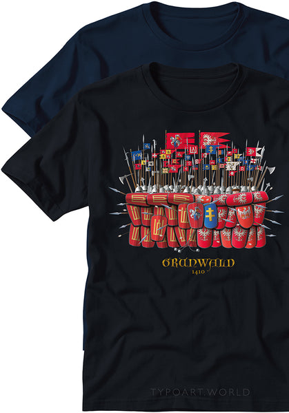 Polish Lithuanian alliance Battle Grunwald T-shirts TYPOART