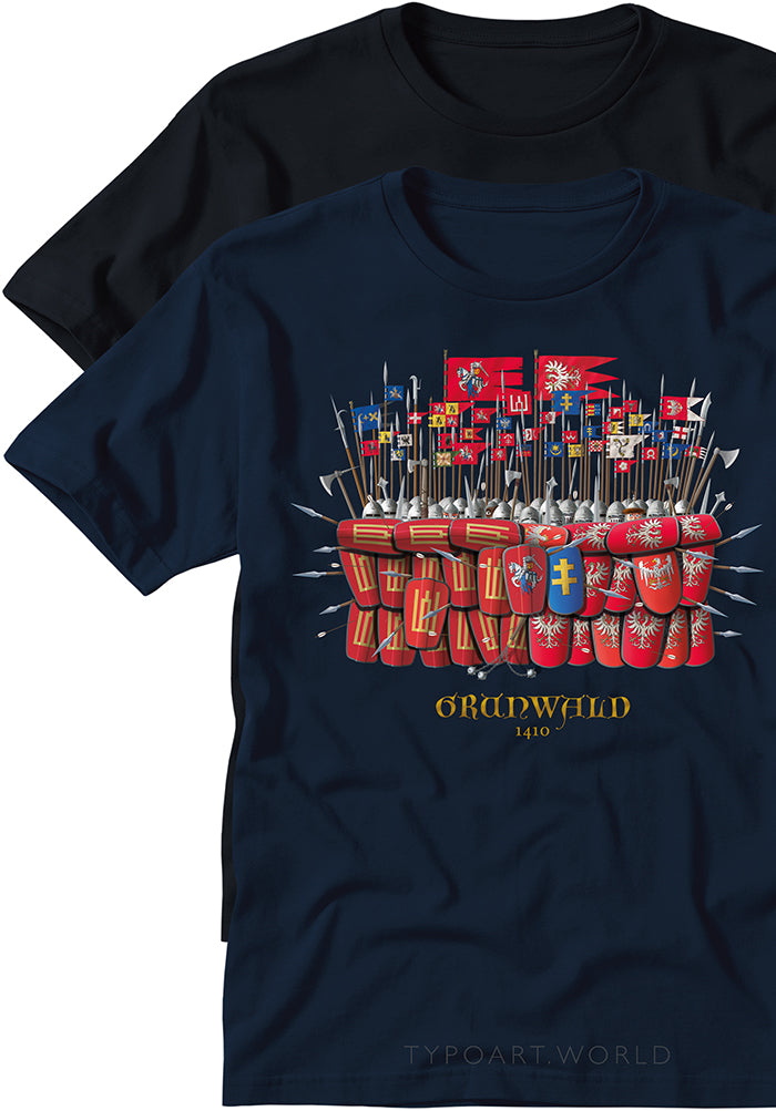 Polish Lithuanian alliance Battle Grunwald T-shirts TYPOART