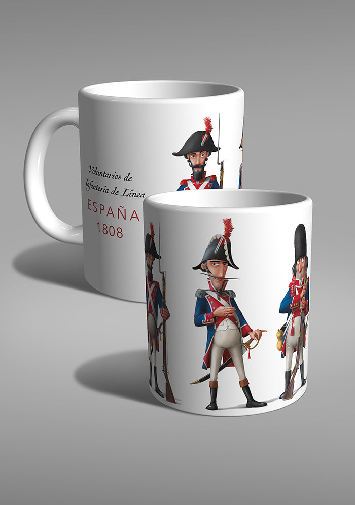 Voluntarios de Infantería de Línea ESPAÑA 1808 TYPOART