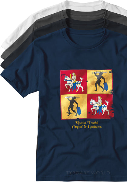 historic flag Vytautas t-shirts TYPOART