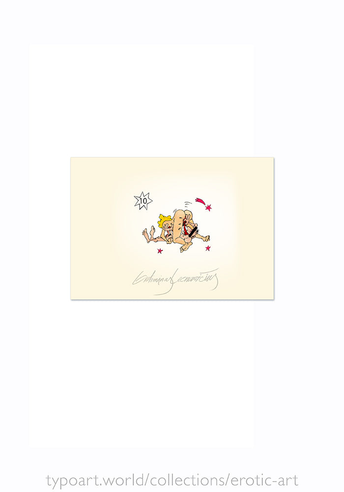 erotic art shunga spring pictures TYPOART Gediminas Leonavičius souvenirs