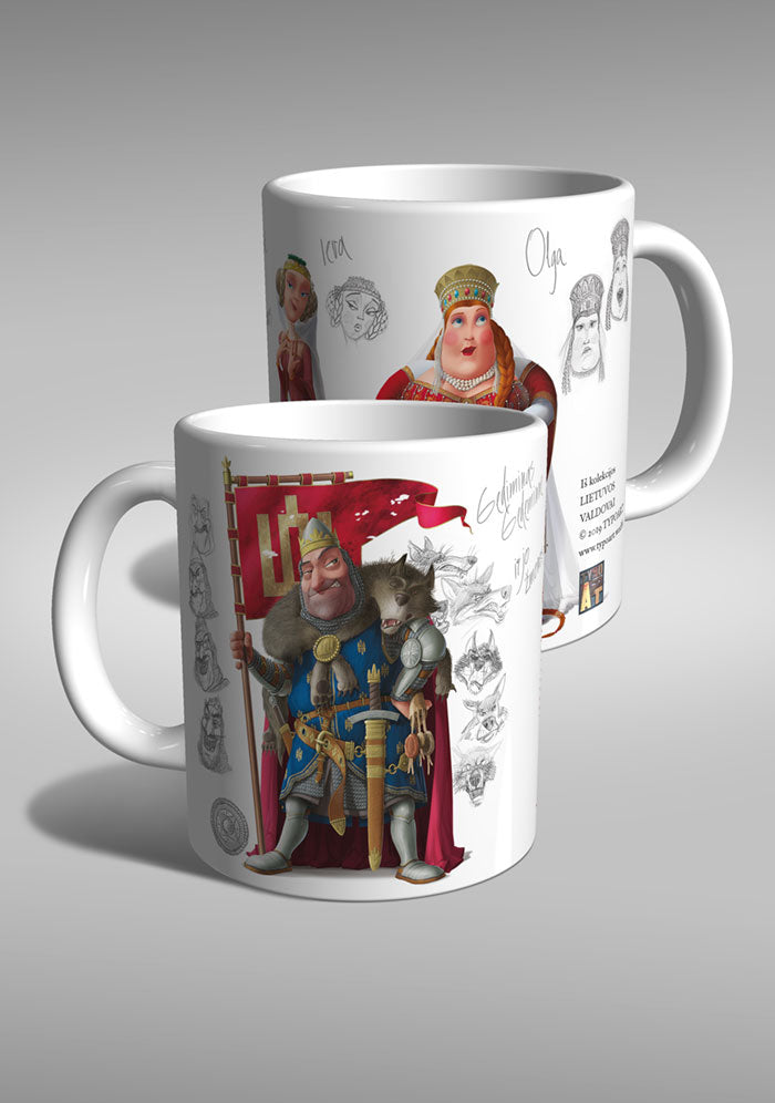 GEDIMINAS & HIS WIVES / Mug
