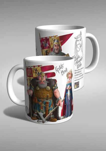 KĘSTUTIS. BIRUTĖ. VYTAUTAS THE GREAT. Mom, Dad, Son / Mug