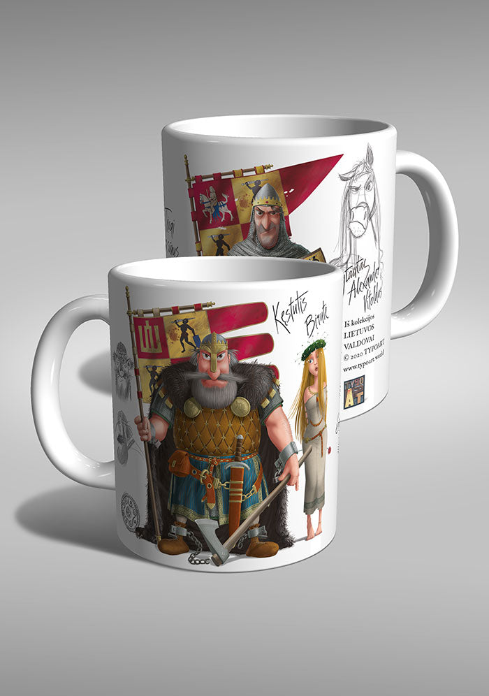 KĘSTUTIS. BIRUTĖ. VYTAUTAS. Parents & Son / Mug