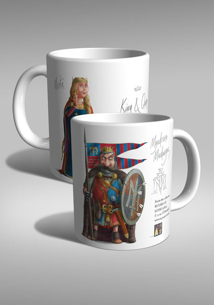 Mindaugas Morta King Queen history Lithuania souvenir mug TYPOART