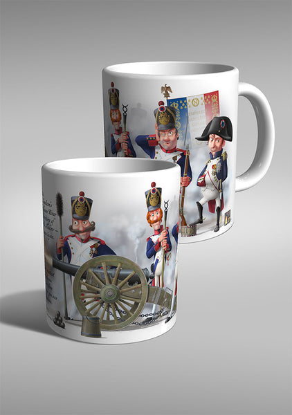 Napoleon Grande Armée Lithuania Russian campaign TYPOART souvenirs mug