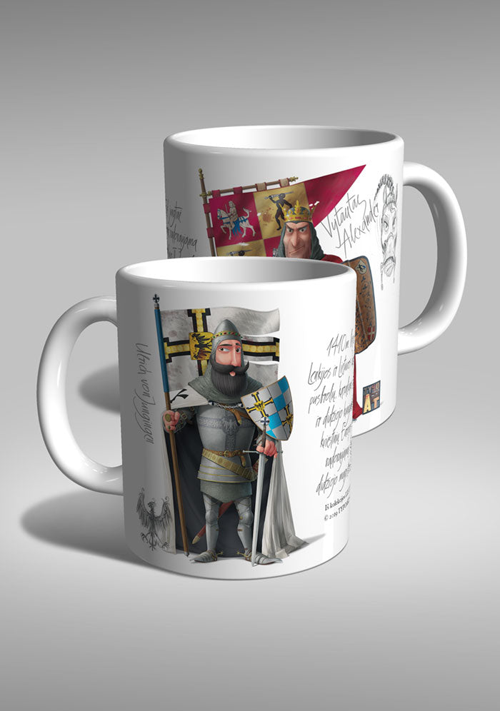 Vytautas Alexander Ulrich von Jungingen Grunwald Tannenberg Žalgiris history souvenir mug TYPOART