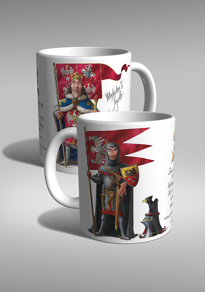 Polegaj jak na Zawiszy Grunwald TYPOART souvenir mug