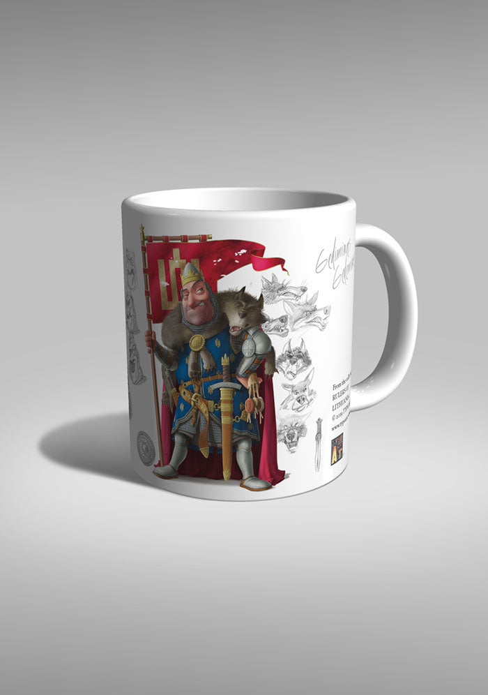 king Gediminas Vilnius mug  TYPOART