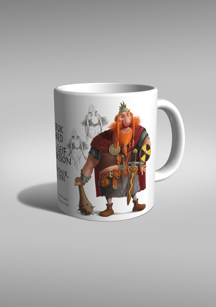 viking Erik Red Leif Erikson mug TYPOART