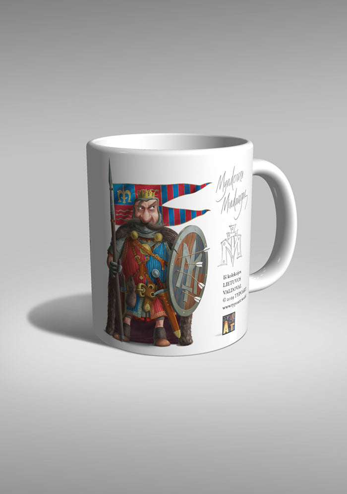 Mindaugas Morta King Queen history Lithuania souvenir mug TYPOART