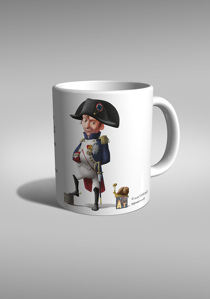 Napoleon Bonaparte Josephine Emperor Empress French mug historical souvenir TYPOART 