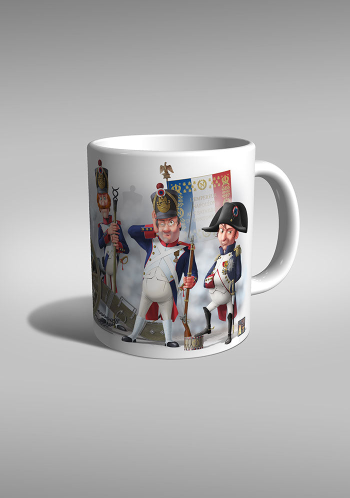 Napoleon Grande Armée Lithuania Russian campaign TYPOART souvenirs mug