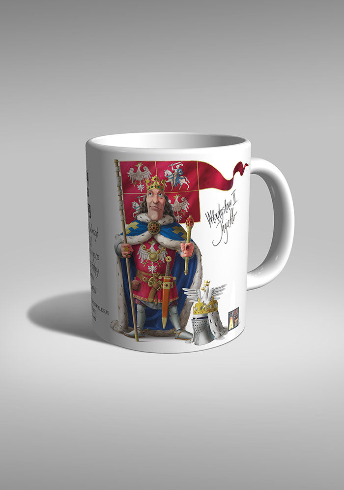 Władysław Jagiełła Grunwald TYPOART souvenir mug