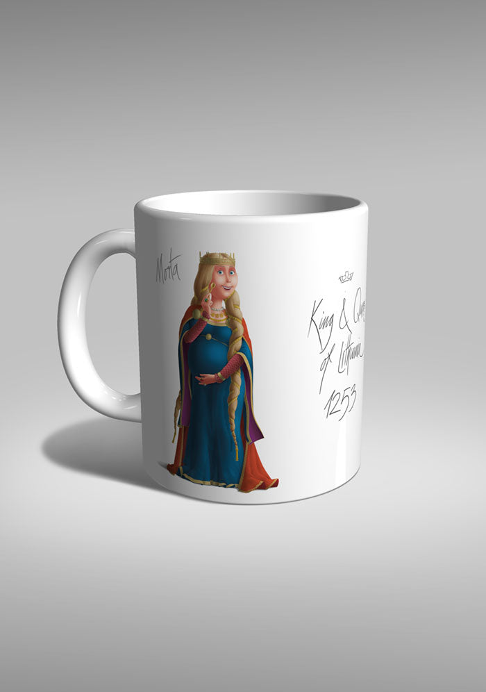Mindaugas Morta King Queen history Lithuania souvenir mug TYPOART