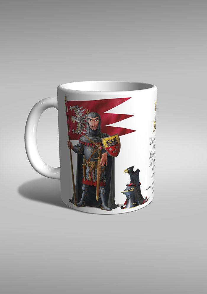 Zawisza Czarny Grunwald TYPOART souvenir mug