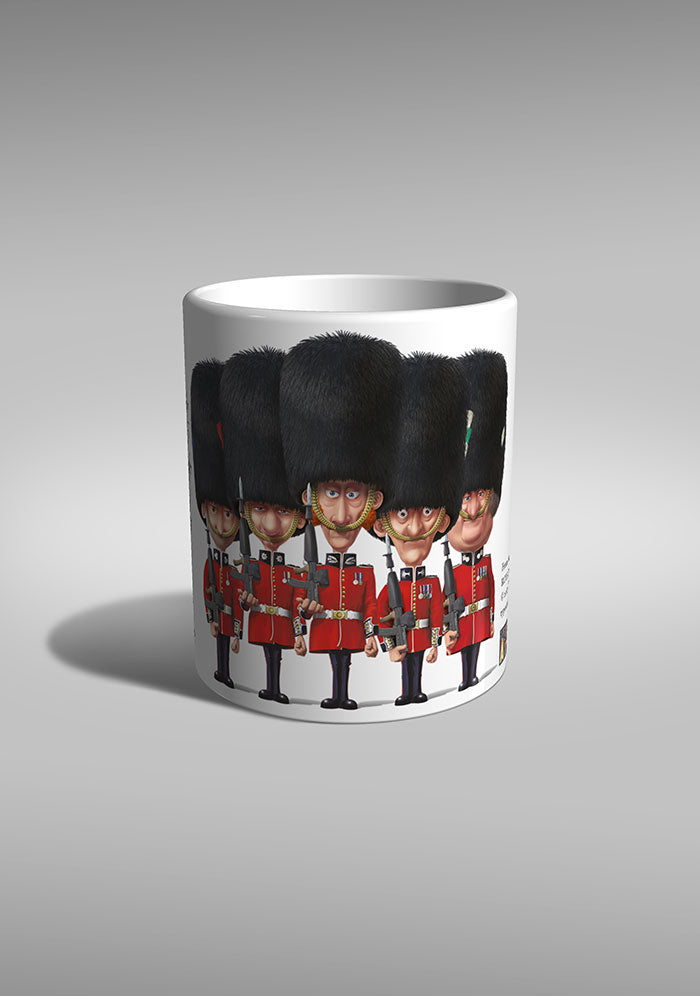 british royal guard irish coldstream scots welsh grenadier TYPOART mug souvenir