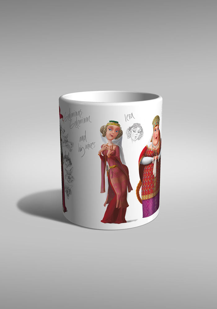 GEDIMINAS & HIS WIVES / Mug