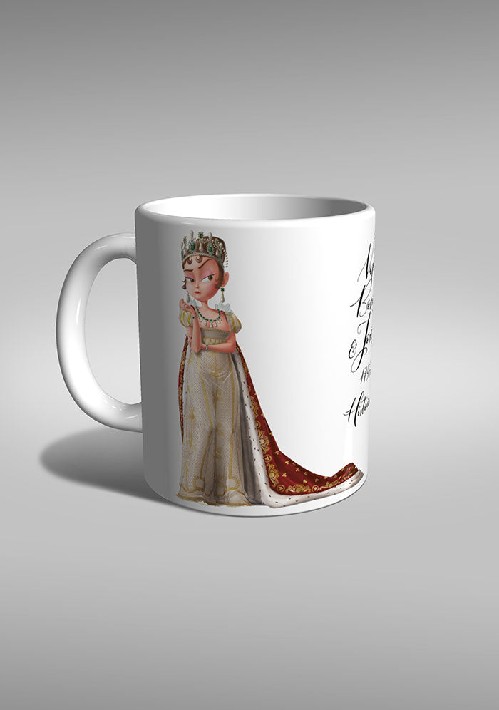 Napoleon Bonaparte Josephine Emperor Empress French mug historical souvenir TYPOART 