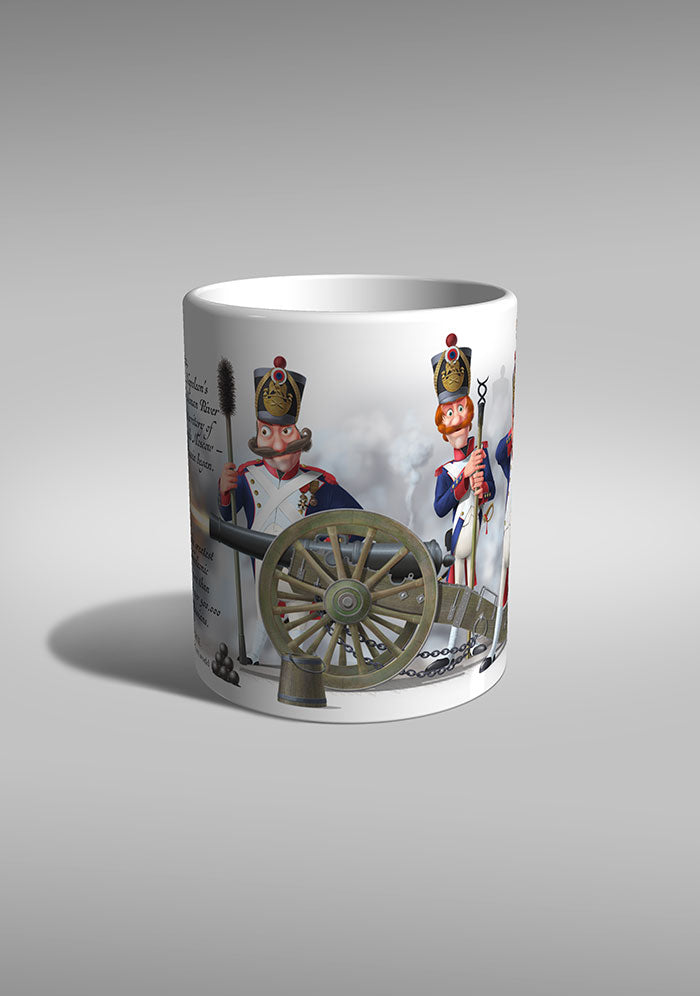 Napoleon Grande Armée Lithuania Russian campaign TYPOART souvenirs mug