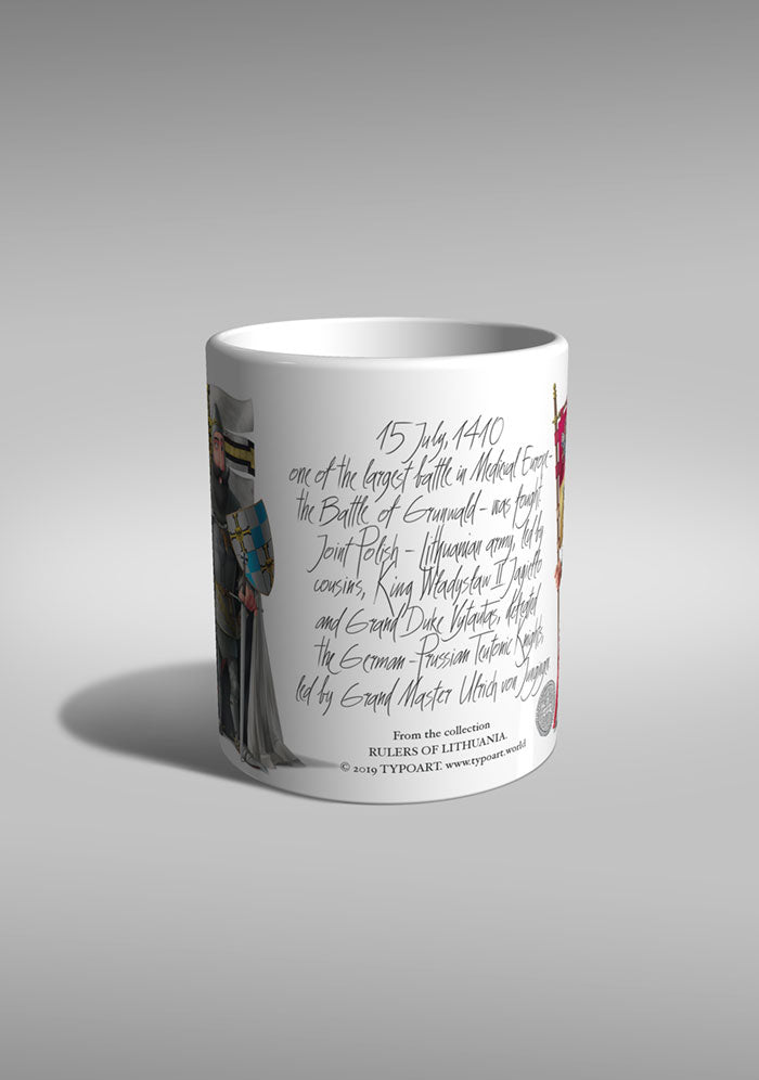 Vytautas Alexander Ulrich von Jungingen Grunwald Tannenberg Žalgiris history souvenir mug TYPOART