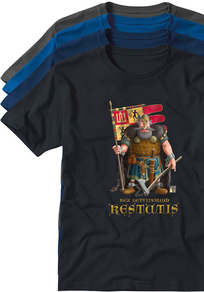 Kestutis t-shirts king Lithuania typoart souvenir