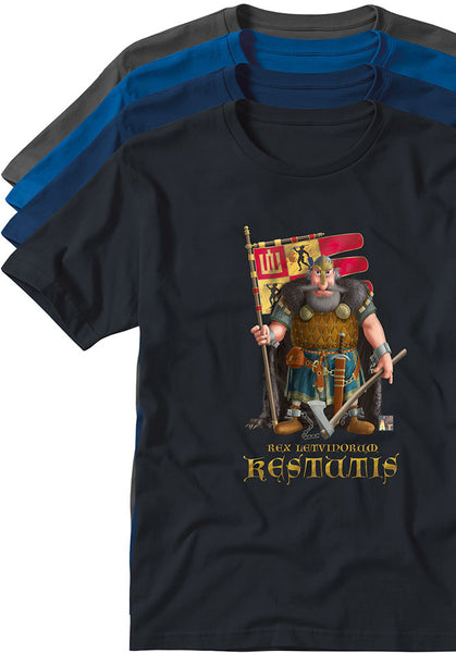 Kestutis t-shirts king Lithuania typoart souvenir