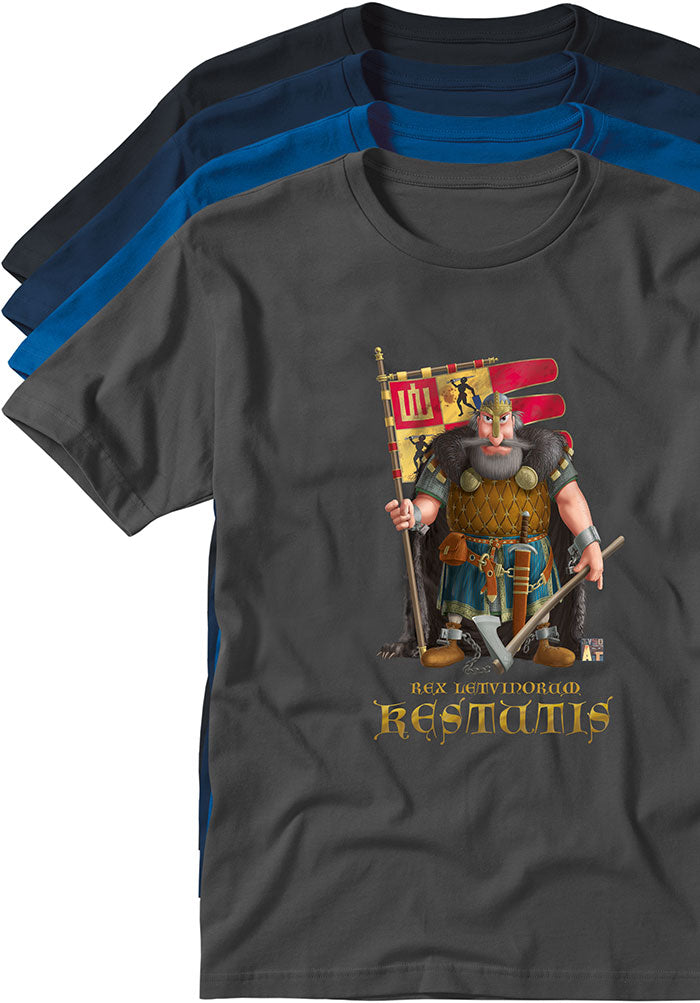 Kestutis t-shirts king Lithuania typoart souvenir
