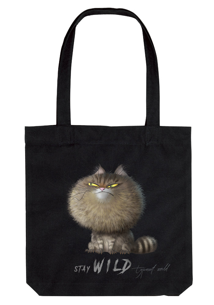 bag cat stay wild  TYPOART souvenirs