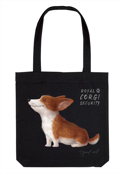 bag royal corgi security TYPOART