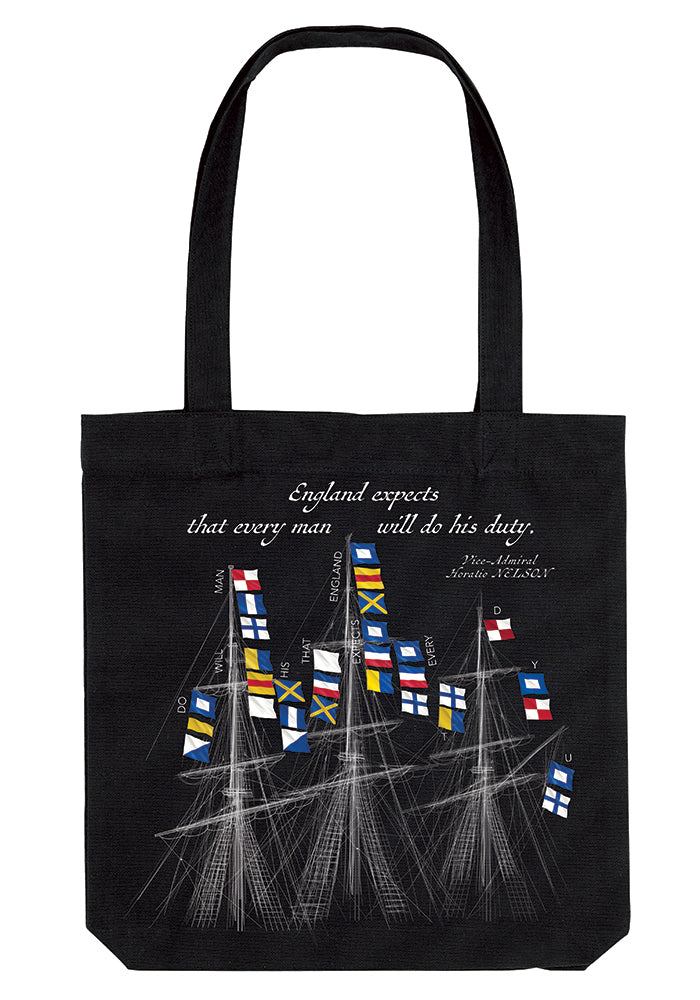 bag Horatio Nelson Trafalgal signal TYPOART souvenirs