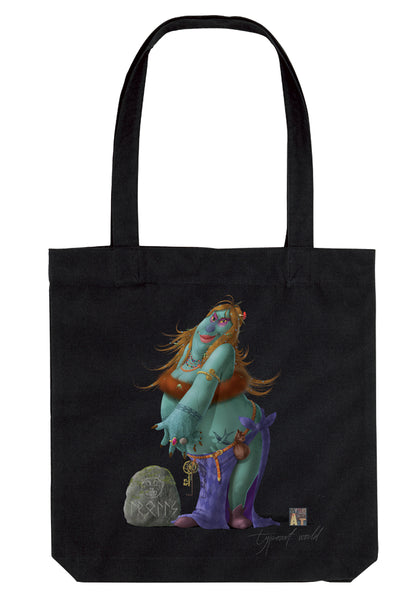 troll tote bag TYPOART