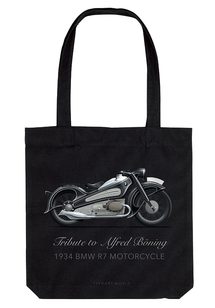 BMW R7 Motorcycle 1934 Alfred Böning bag TYPOART souvenirs