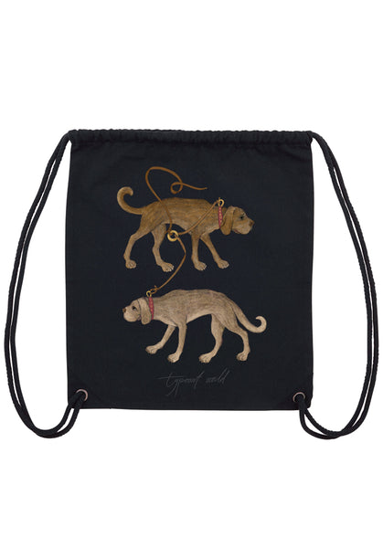 2 dogs bagpack TYPOART souvenirs