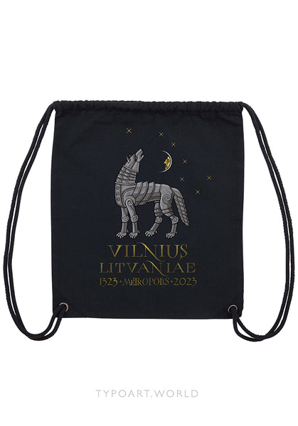 iron wolf moon stars gym bag TYPOART