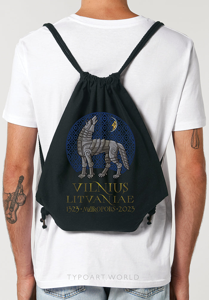 iron wolf moon gym bag TYPOART