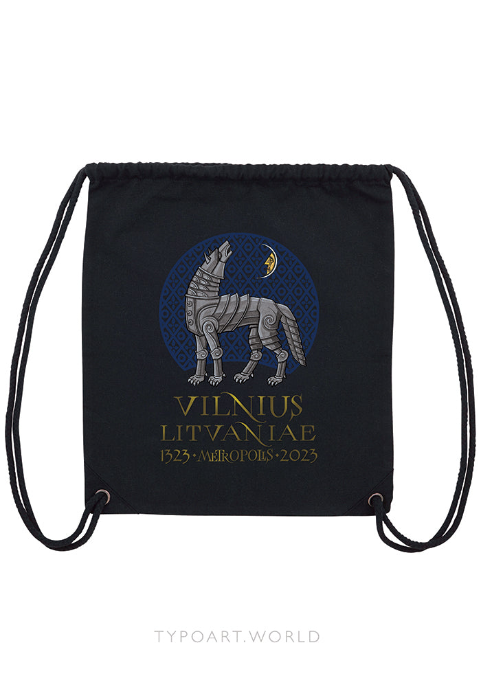 iron wolf moon gym bag TYPOART