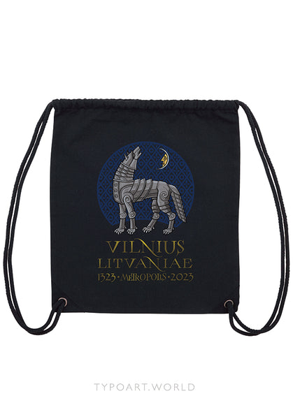 iron wolf moon gym bag TYPOART