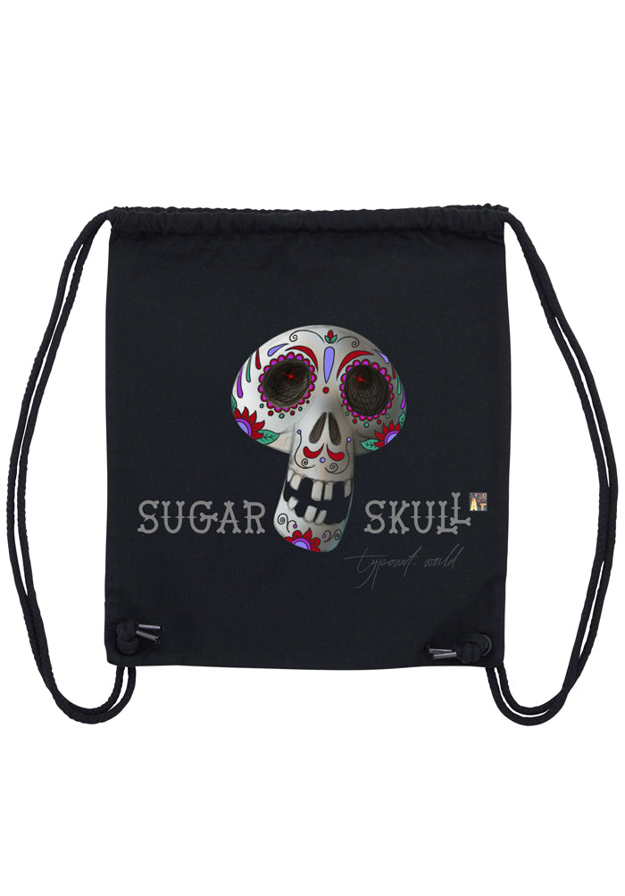 sugar skull gym bag TYPOART