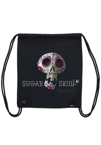 sugar skull gym bag TYPOART